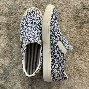 J. Crew floral slip on shoes